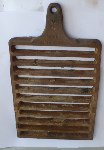 Alter ofen asche - asche, gitter