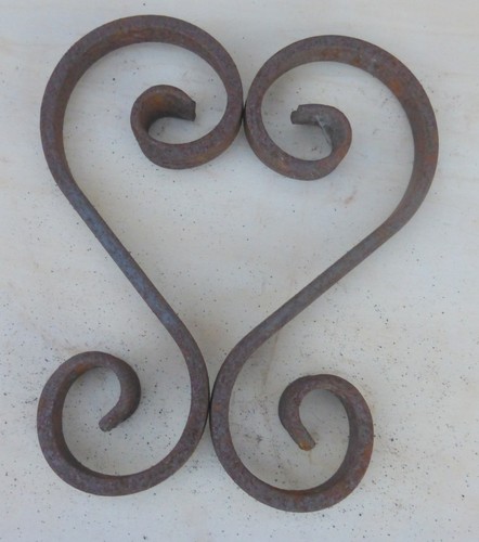 Ornament verzierung eisen - 2x,